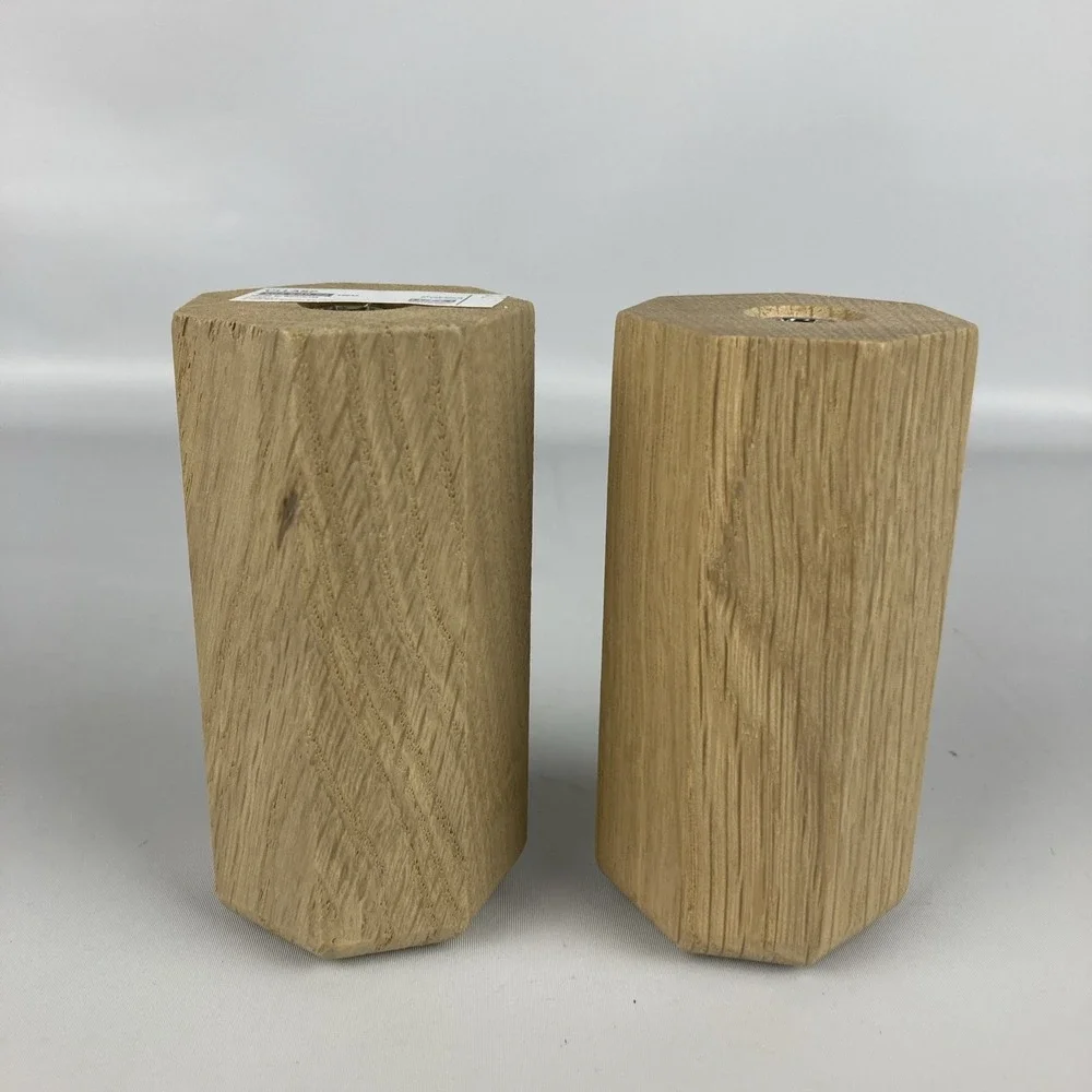 2 Packs IKEA ULLARP Legs Oak 3 7/8 